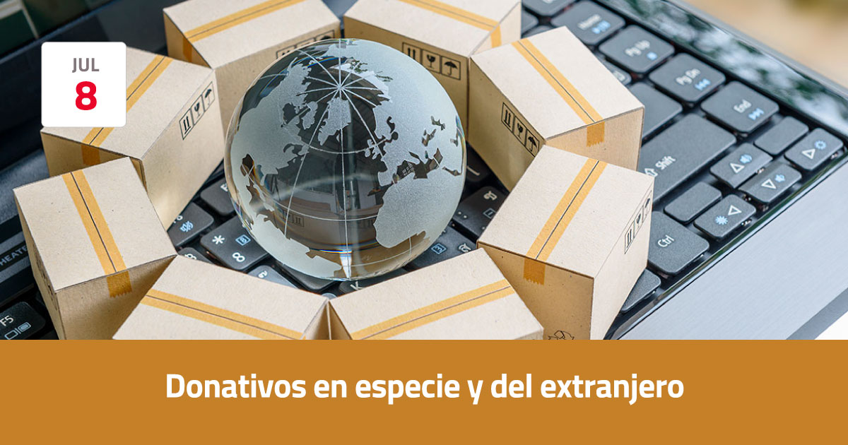 Donativos En Especie Y Del Extranjero