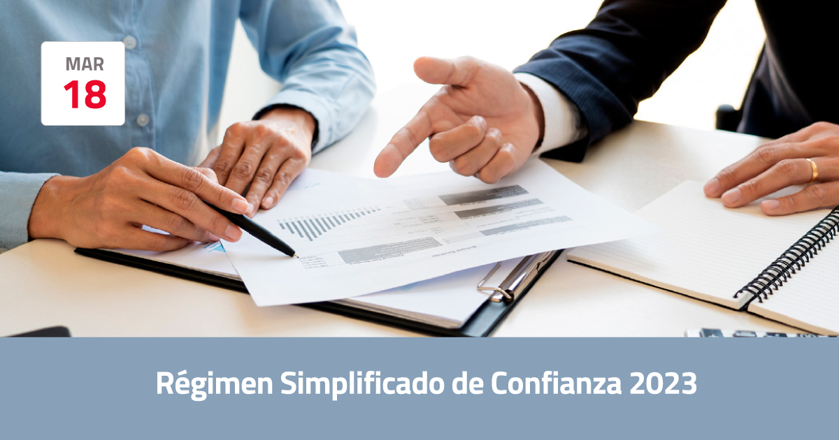 Régimen Simplificado De Confianza 2023