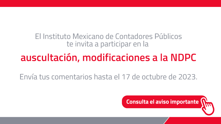 Auscultación, modificaciones a la NDPC