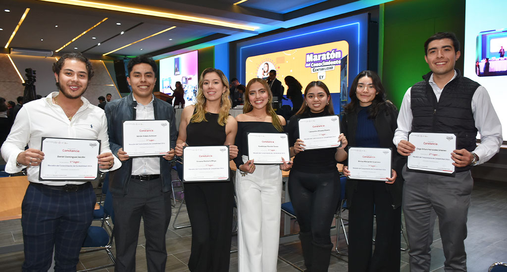 Tec de Monterrey ganador absoluto en Maratón de Contabilidad, EY 2024